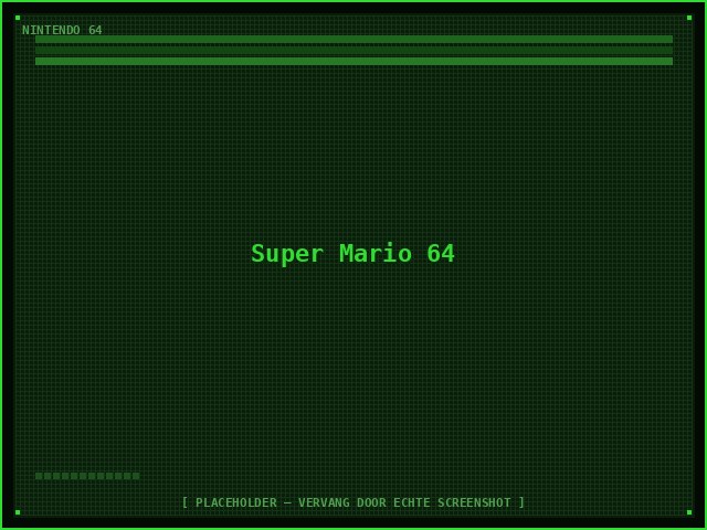 Screenshot van Super Mario 64