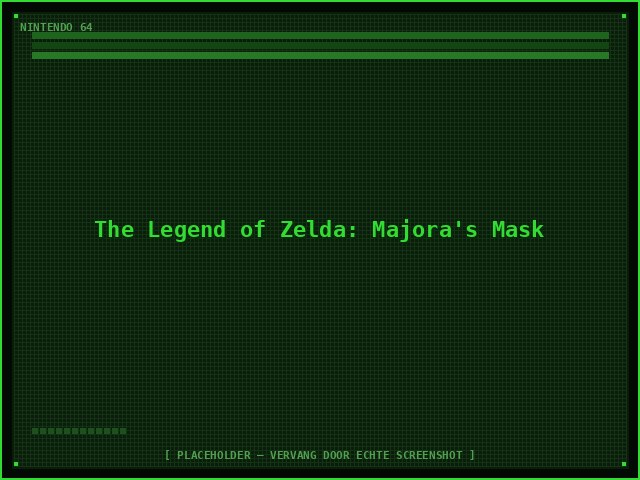 Screenshot van The Legend of Zelda: Majora's Mask