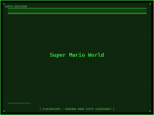 Screenshot of Super Mario World