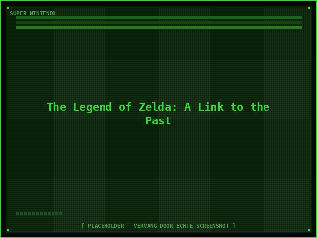 Screenshot of The Legend of Zelda: A Link to the Past
